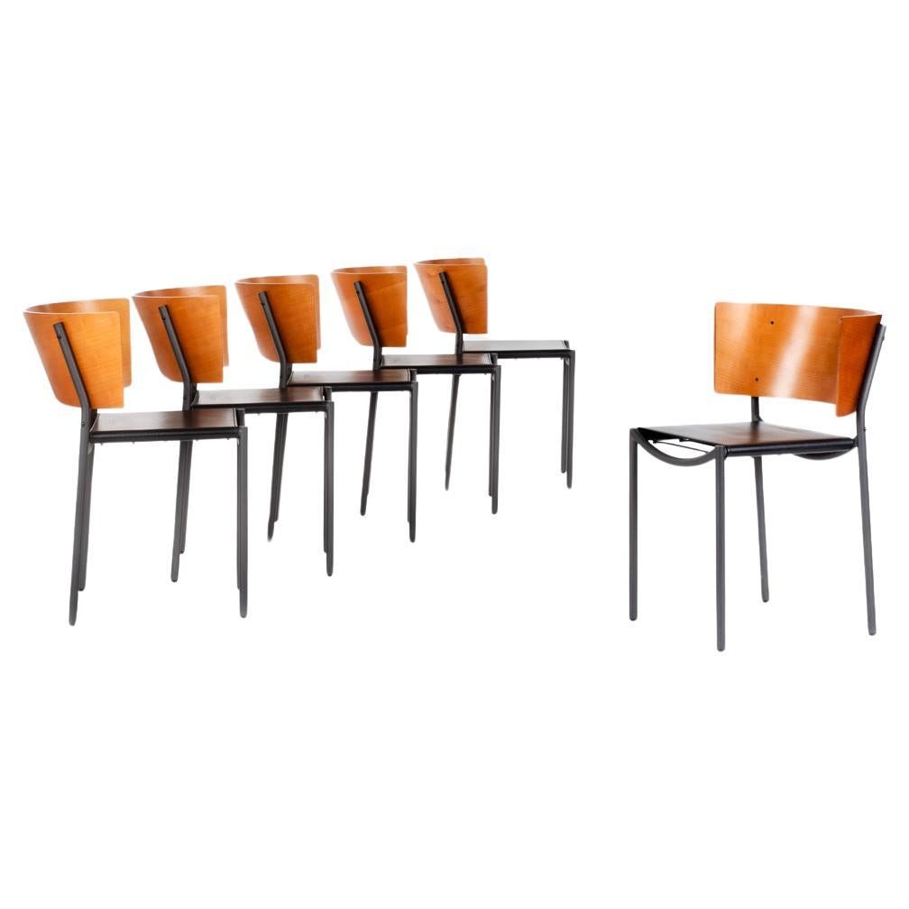 Set of 6 Lila Hunter chairs by Philippe Starck for XO, 1988 