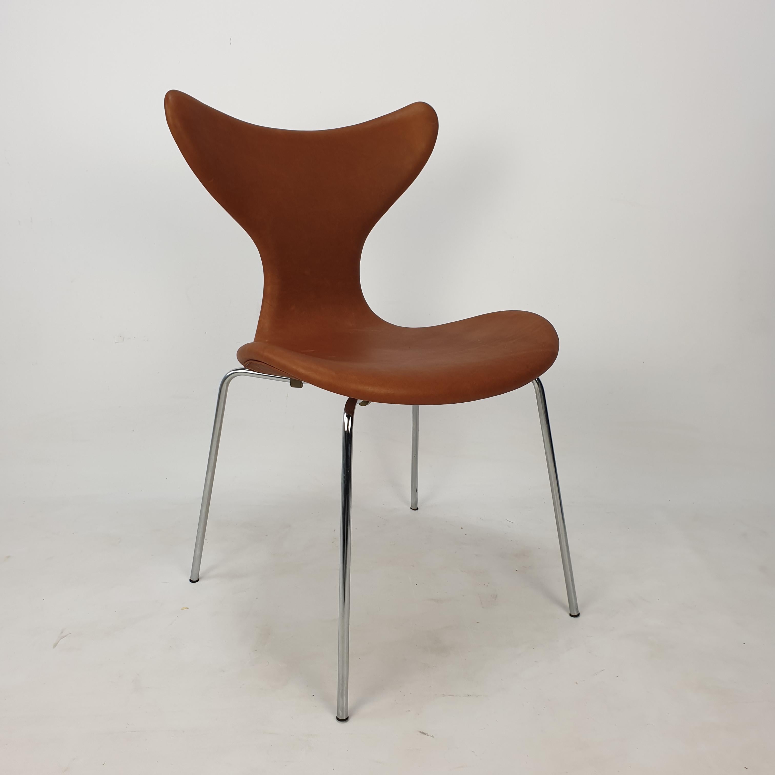 Set of 6 Lily Chairs by Arne Jacobsen for Fritz Hansen, 1960s For Sale 3