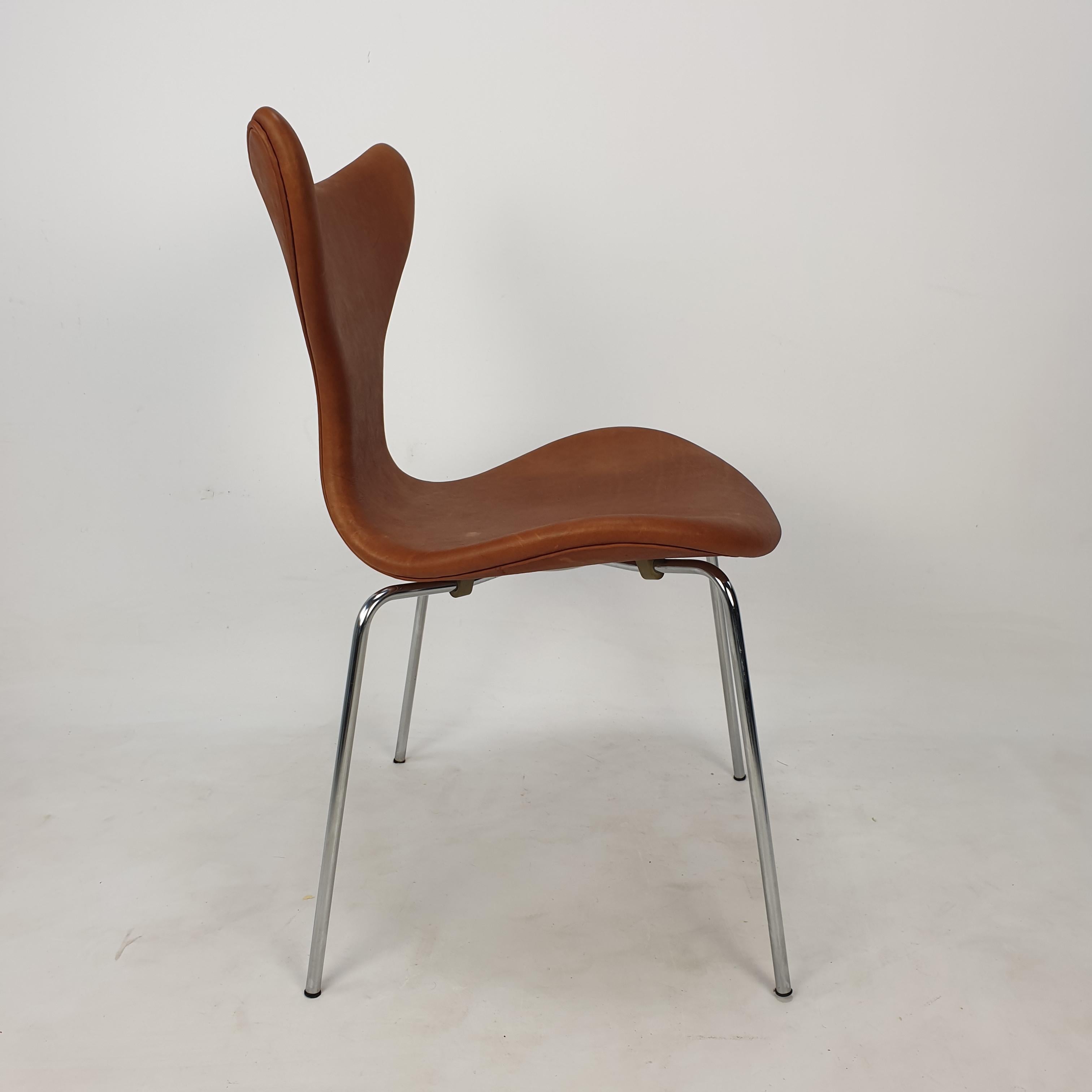 Ensemble de 6 chaises Lily d'Arne Jacobsen pour Fritz Hansen, années 1960 en vente 5
