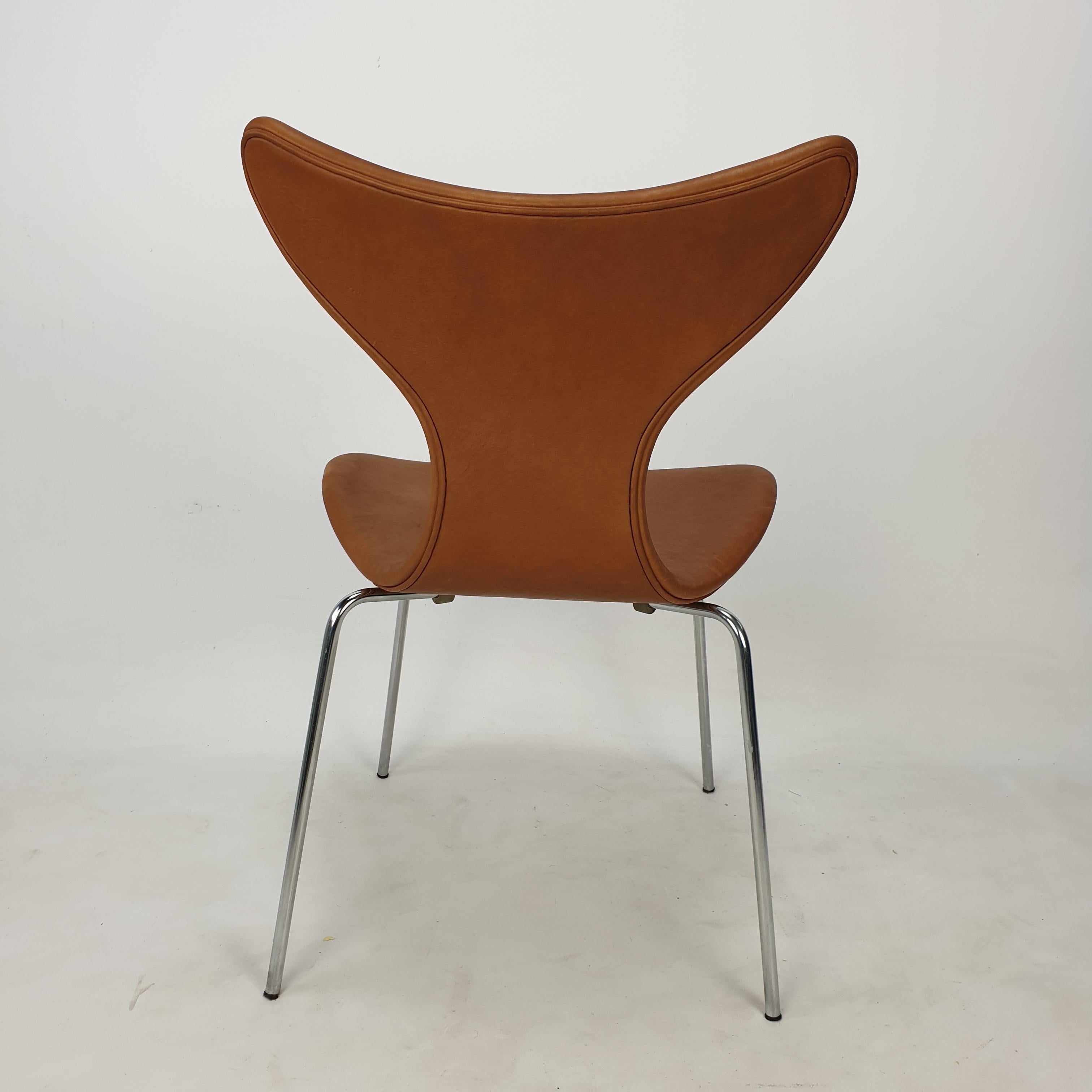 Set of 6 Lily Chairs by Arne Jacobsen for Fritz Hansen, 1960s For Sale 6