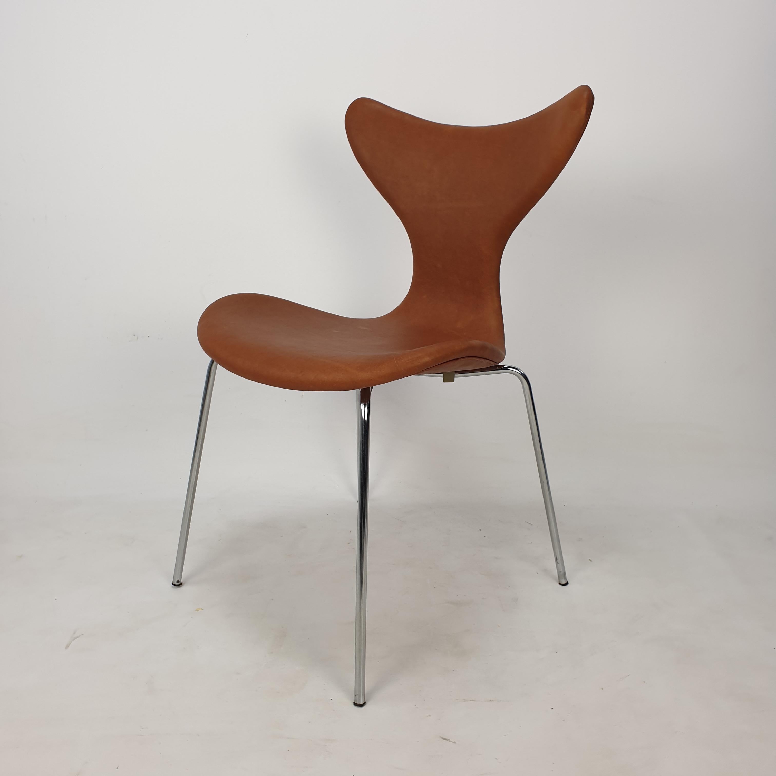 Set of 6 Lily Chairs by Arne Jacobsen for Fritz Hansen, 1960s For Sale 2