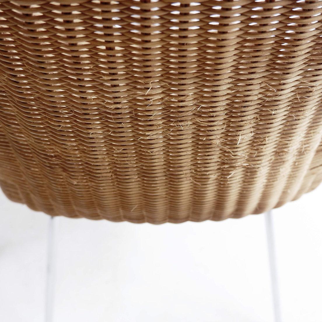 Satz von 6 „Linus“ (4+2) Korbweidestühlen - Ikea Vintage 9