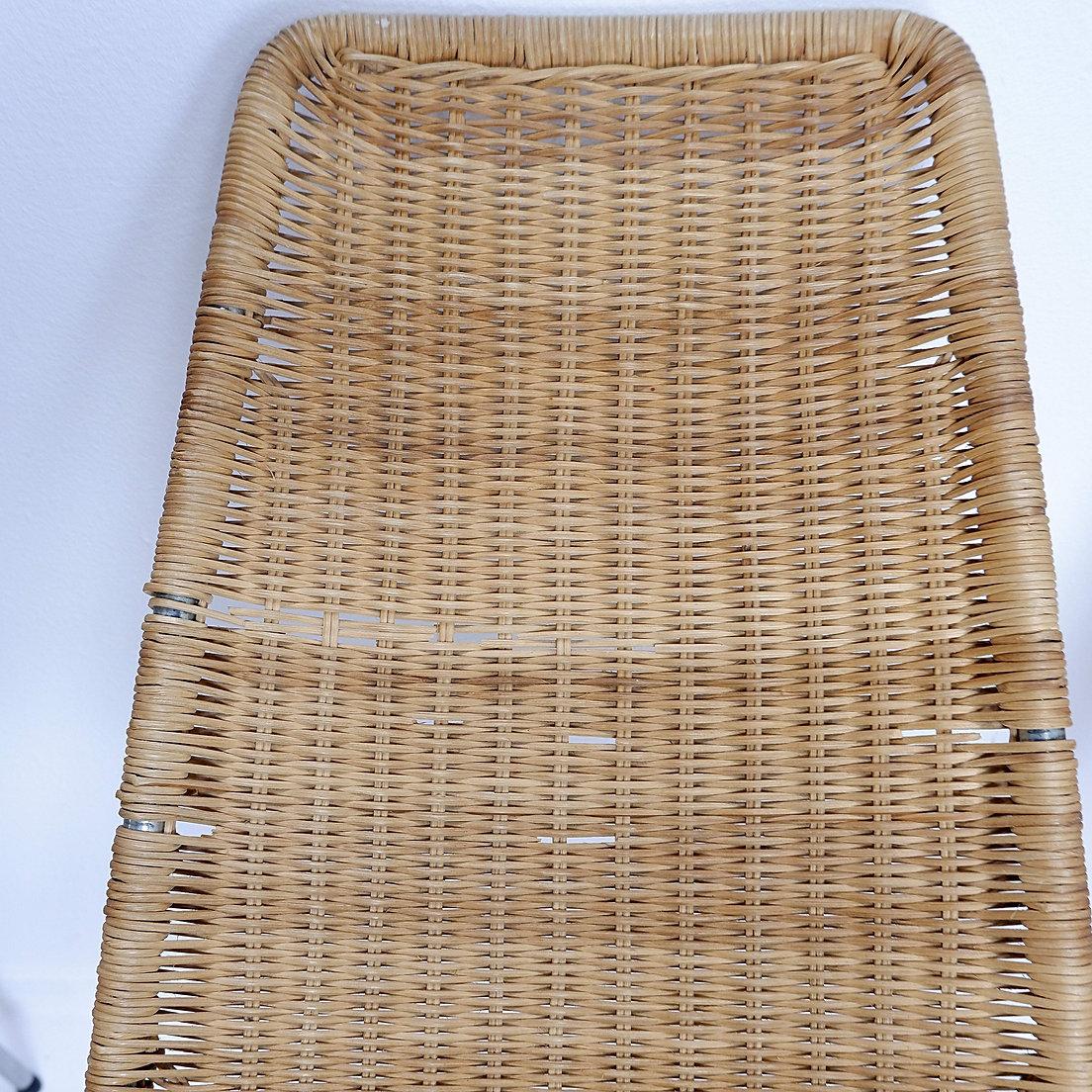 Satz von 6 „Linus“ (4+2) Korbweidestühlen - Ikea Vintage 2