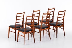 Set of 6 'Lis' chairs by Niels Koefoed, Denmark, 1960s