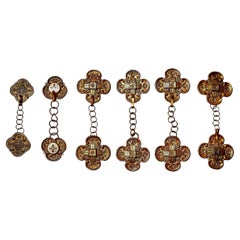 Set of 6 Liturgical Ornament Cape, circa 1950