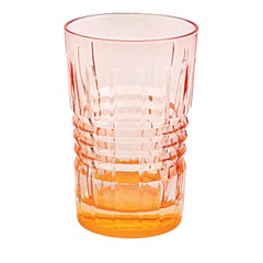 6er-Set Londra Pink mit orangefarbenem Satinboden Highball-Gläser