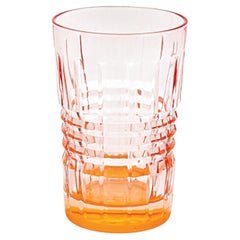 6er-Set Londra Pink mit orangefarbenem Satinboden Highball-Gläser
