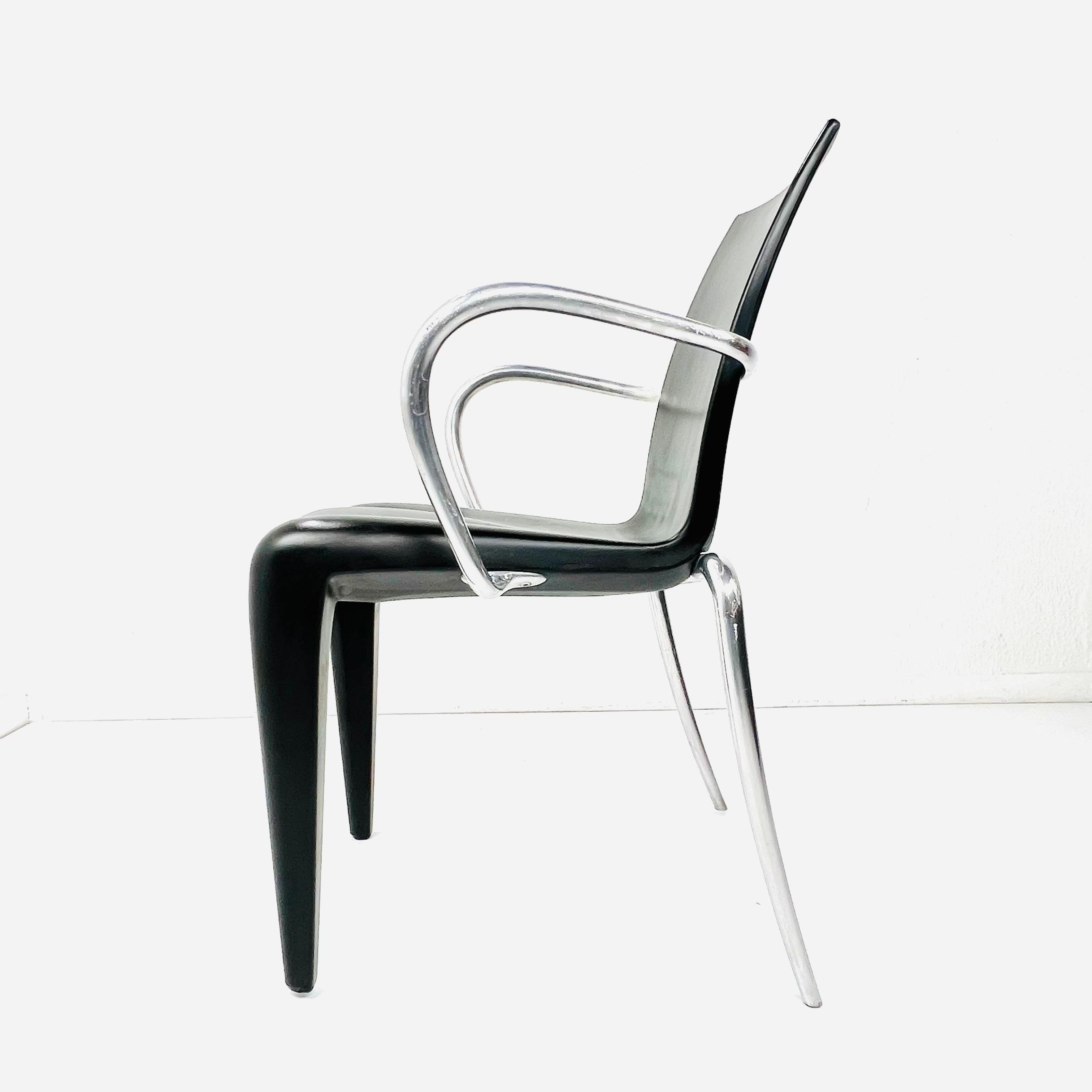 Set of 6 Louis 20 Dining Chairs by Philippe Starck for Vitra In Good Condition In Dallas, TX