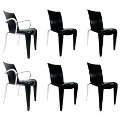 Ensemble de 6 chaises de salle à manger Louis 20 de Philippe Starck pour Vitra