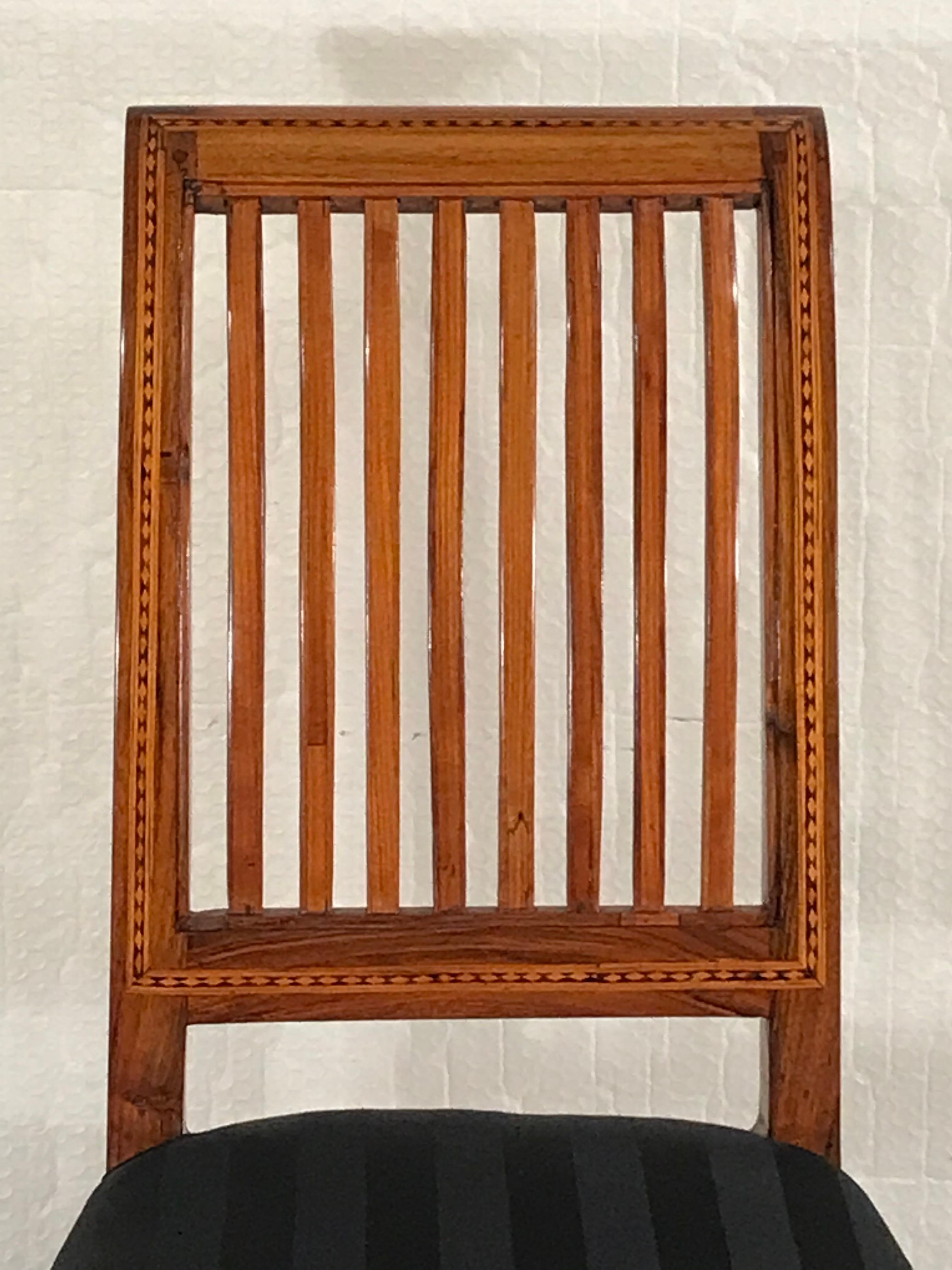 Set of 6 Louis XVI Chairs, South Germany 1800 In Good Condition In Belmont, MA