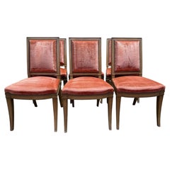 Lot de 6 chaises de style Louis XVI « Maurice Hirsch »