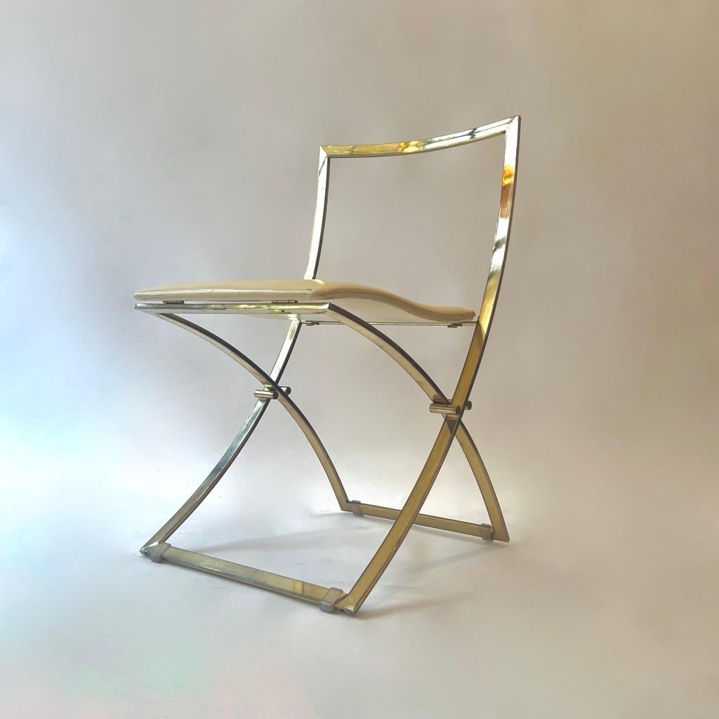 Très élégant ensemble de 6 chaises pliantes 