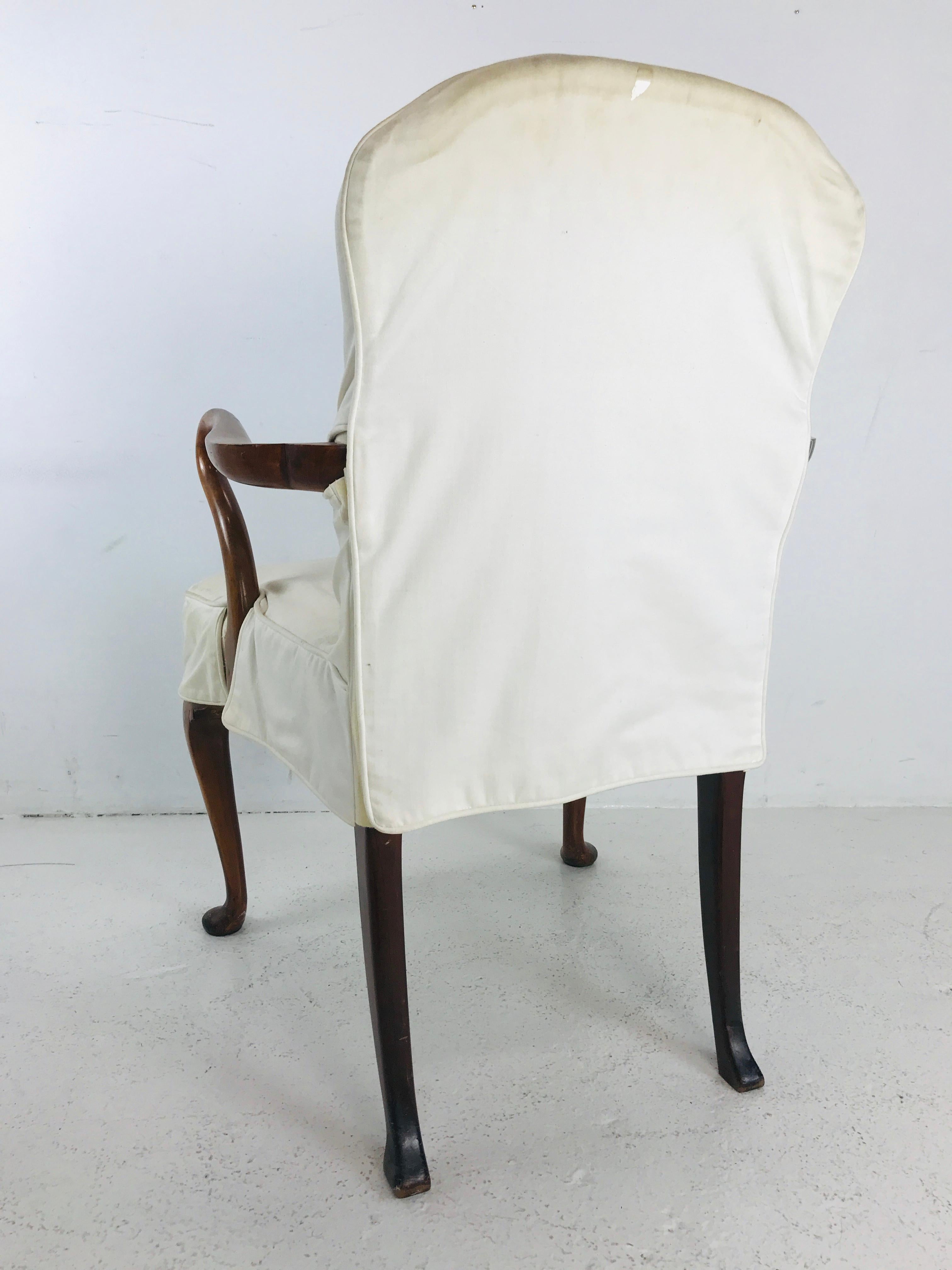 Mid-Century Modern Set of 6 Mahogany Dining Chairs