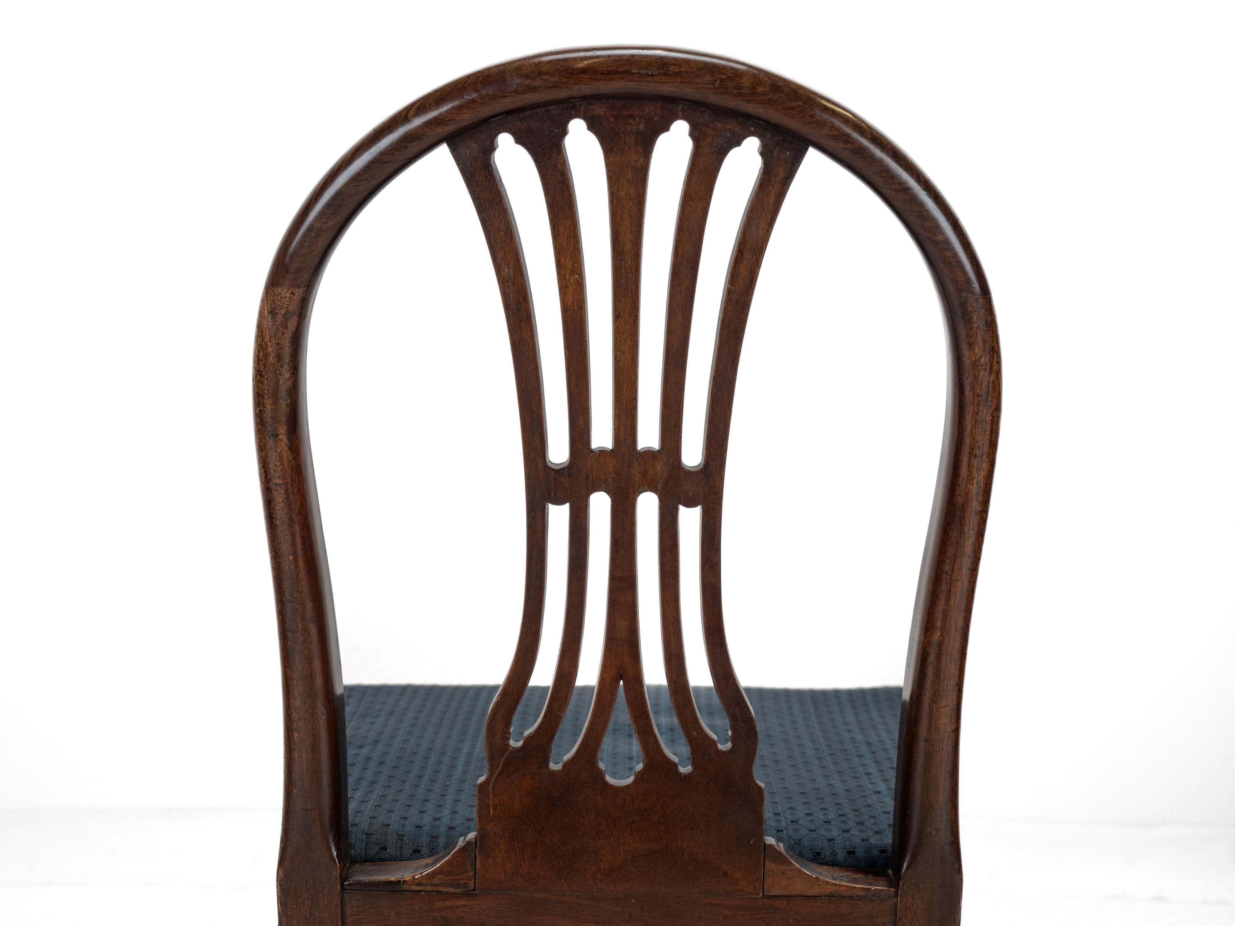 Set of 6 Mahogany Hepplewhite Dining Chairs, c1870, c19th (Georgian, George III) in vendita 13