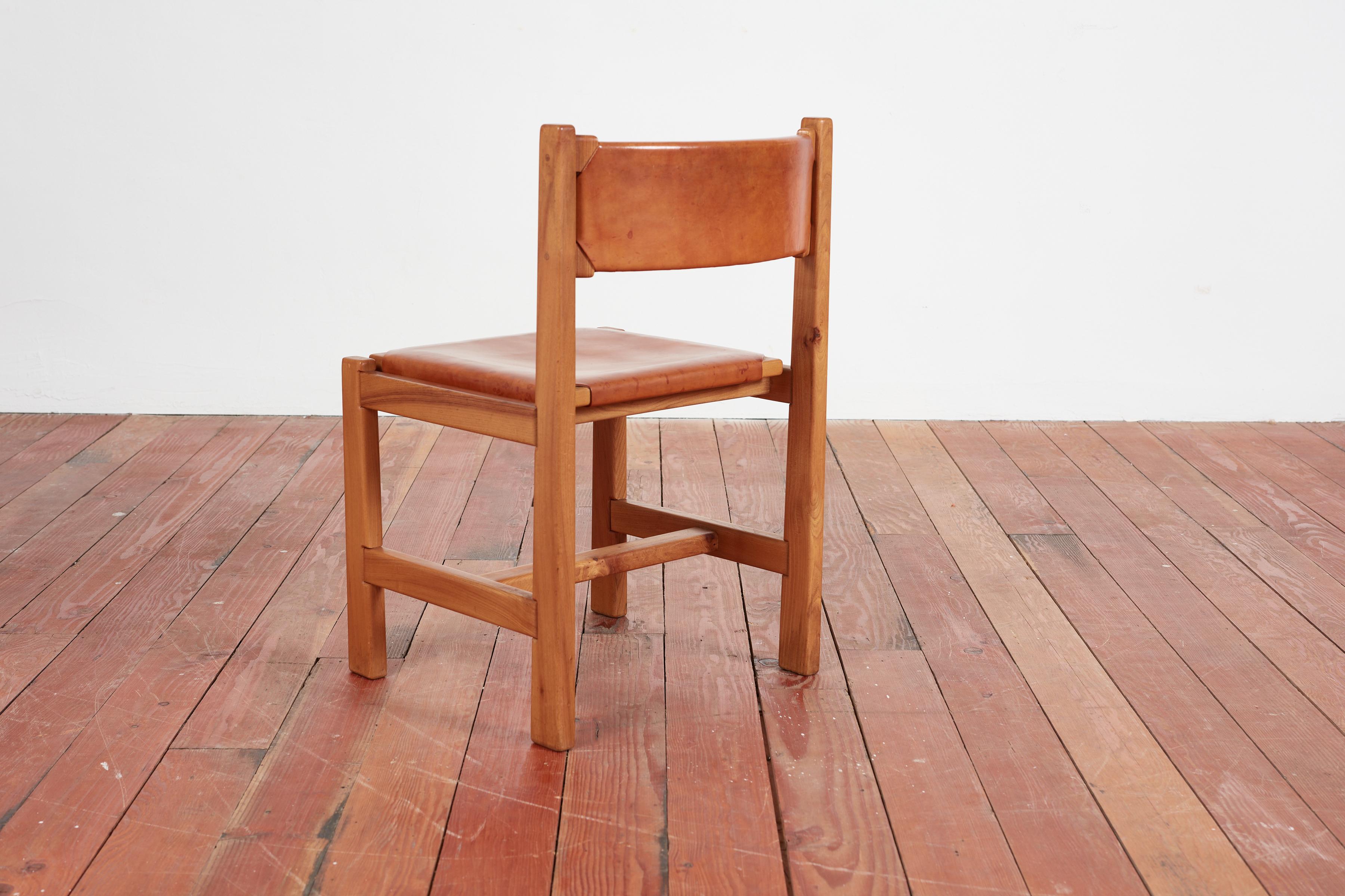 Leather Set of 6 Maison Regain Chairs