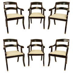 Set of 6 Maitland-Smith USA Armchairs