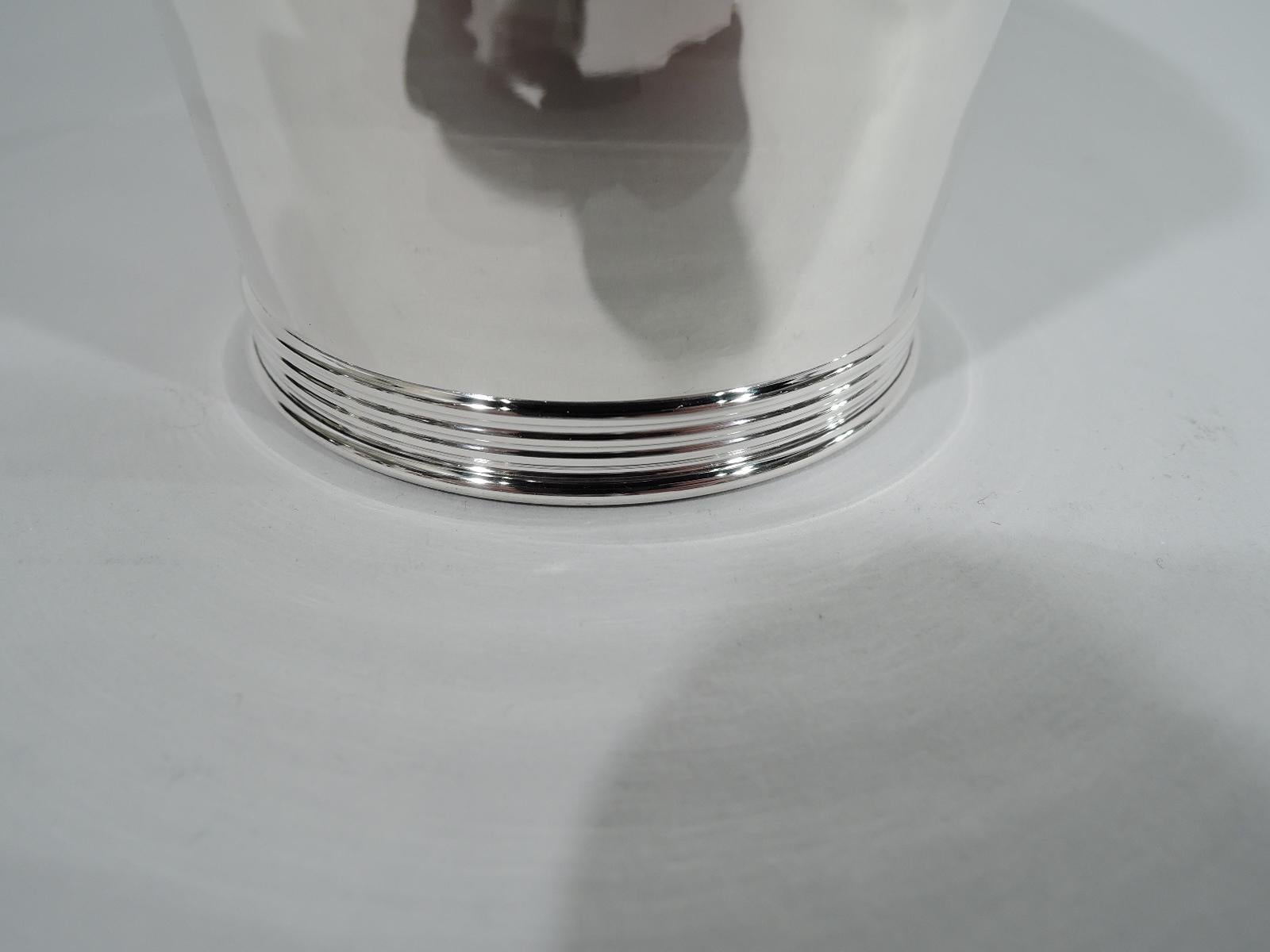 Set of 6 Manchester Traditional Sterling Silver Mint Julep Cups In Good Condition In New York, NY