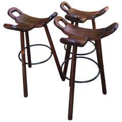 Set of 6 Marbella High Stools in the manner of Sergio Rodrigues