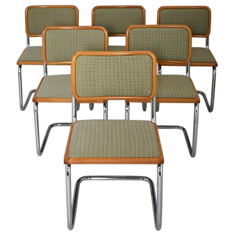 Set of 6 Marcel Breuer B32 Cesca Chairs by Bene, Austria, 1980s