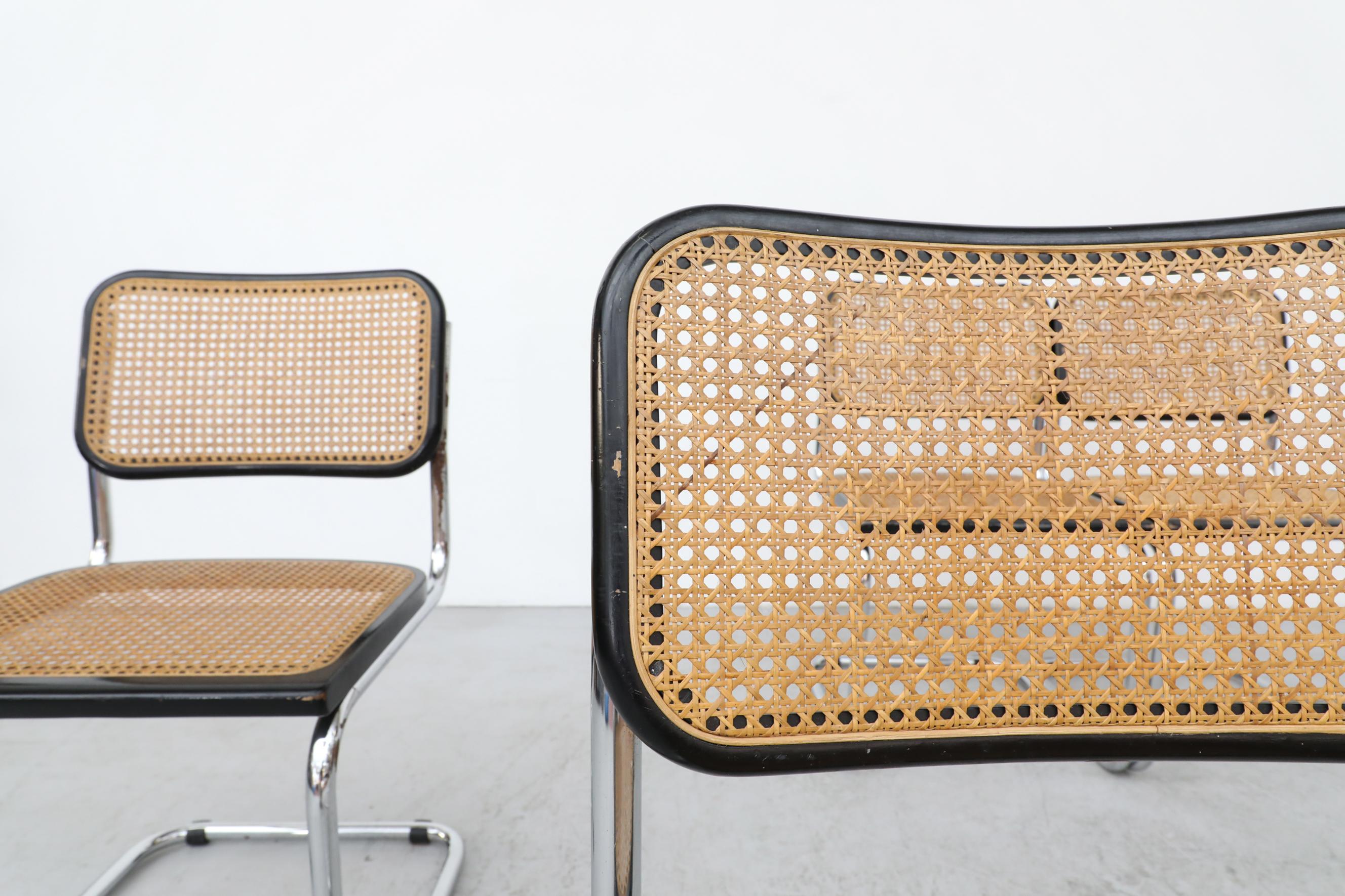 Set of 6 Marcel Breuer B32 Cesca Chairs 3