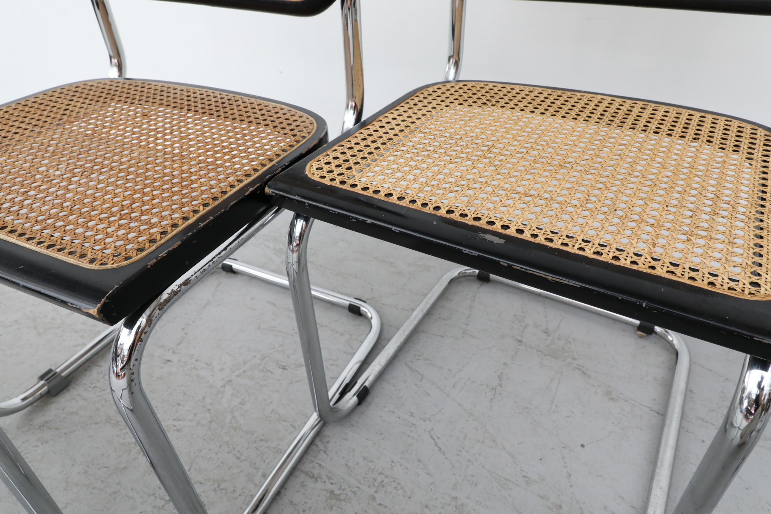 Set of 6 Marcel Breuer B32 Cesca Chairs 7