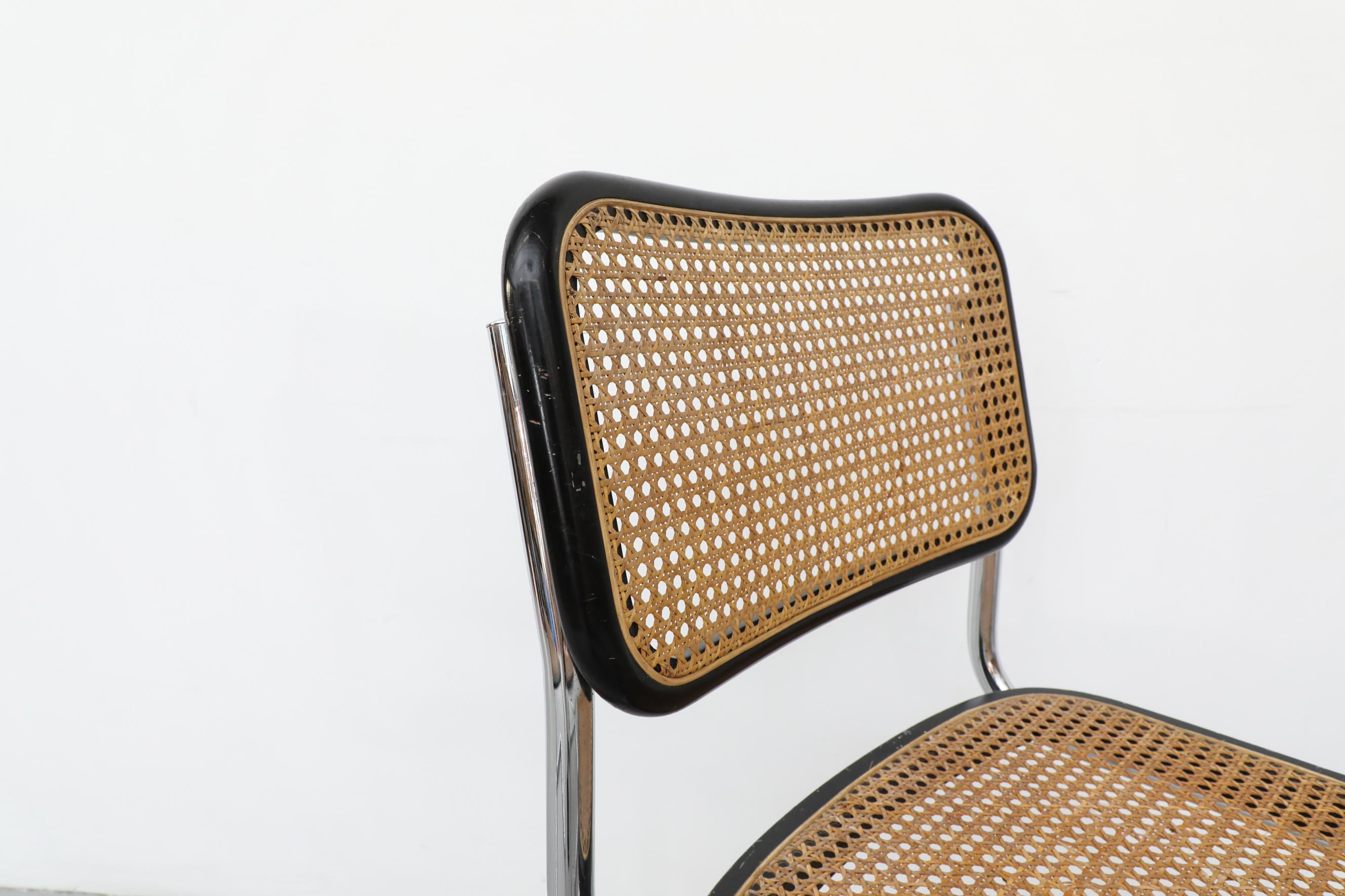 Set of 6 Marcel Breuer B32 Cesca Chairs 10