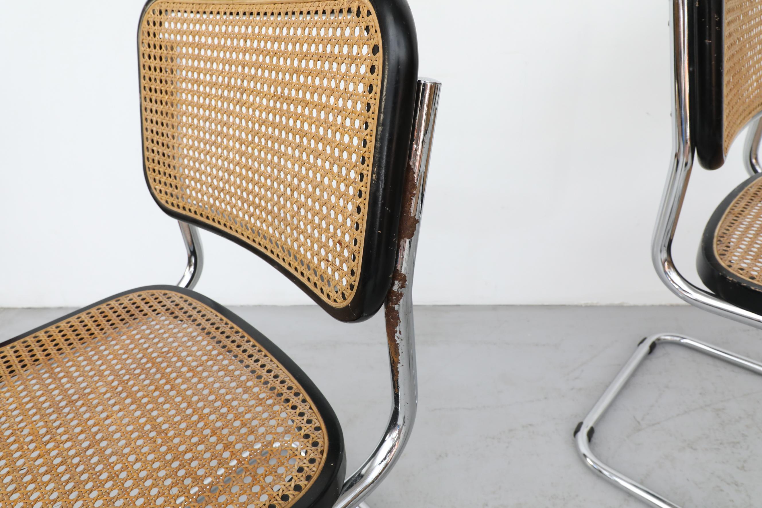 Set of 6 Marcel Breuer B32 Cesca Chairs 11