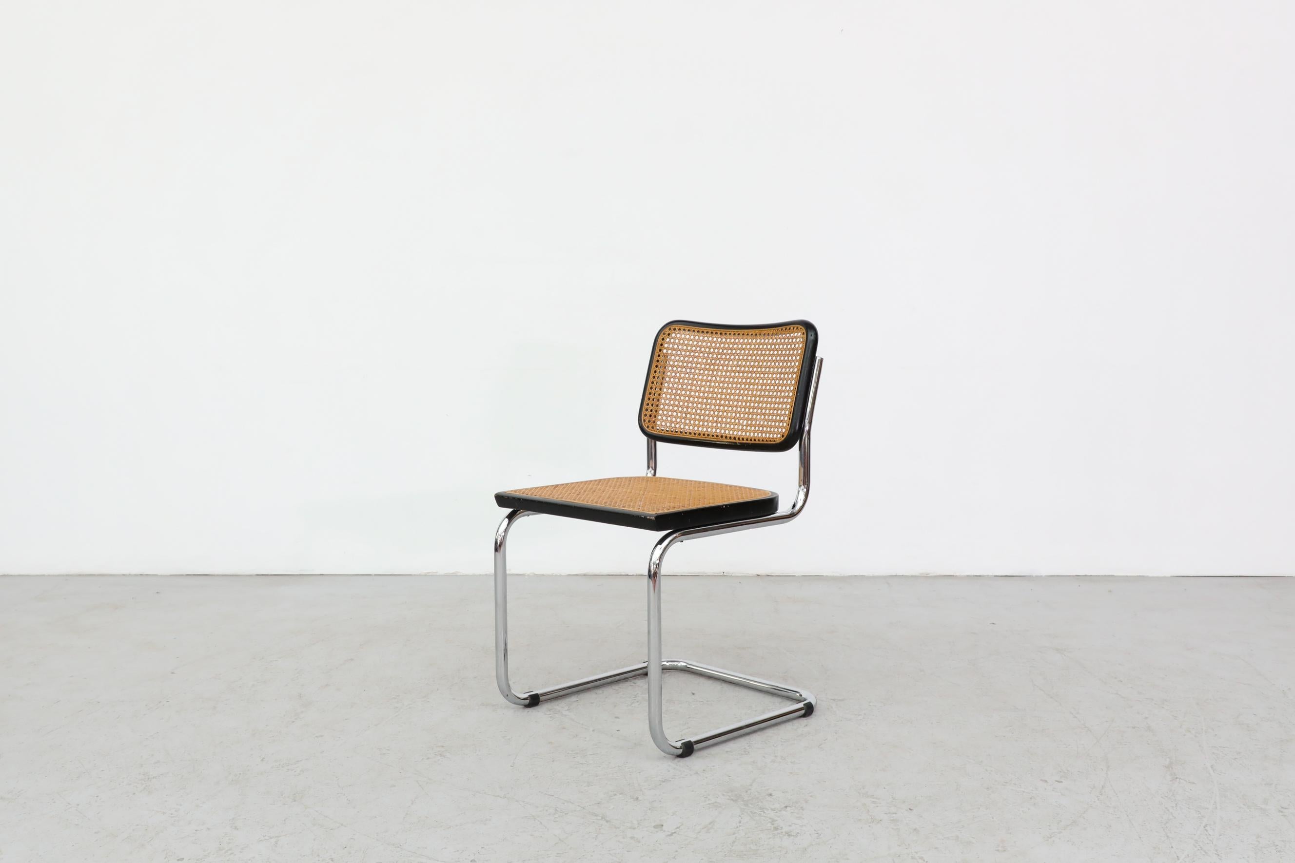 Set of 6 Marcel Breuer B32 Cesca Chairs In Good Condition In Los Angeles, CA