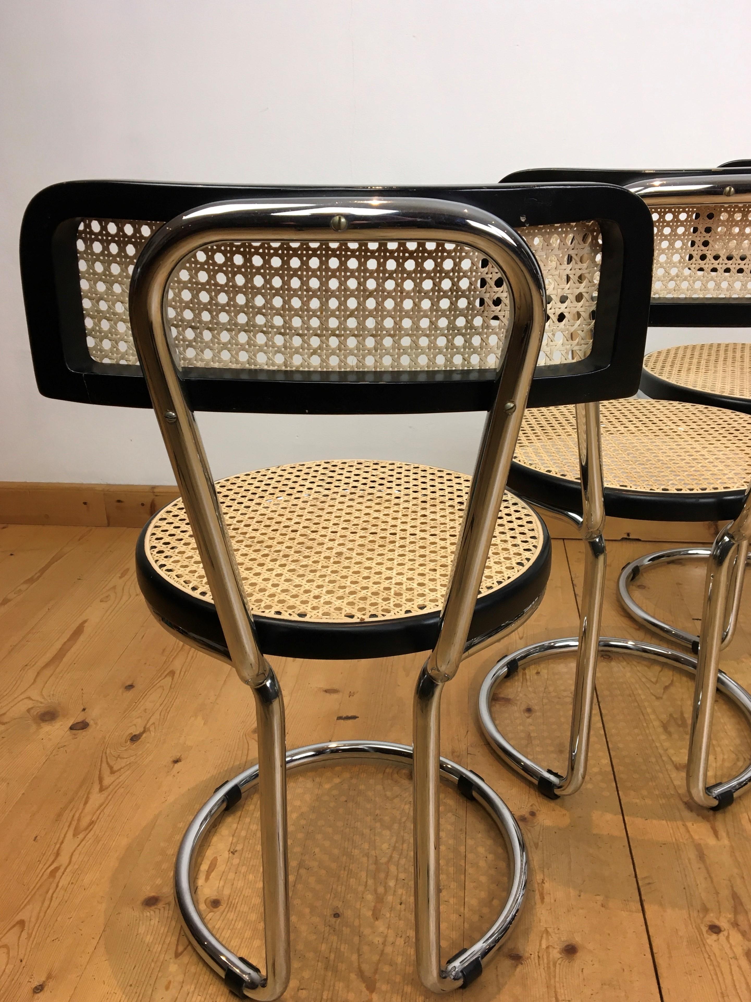 Set of 6 Marcel Breuer Style Chairs 4