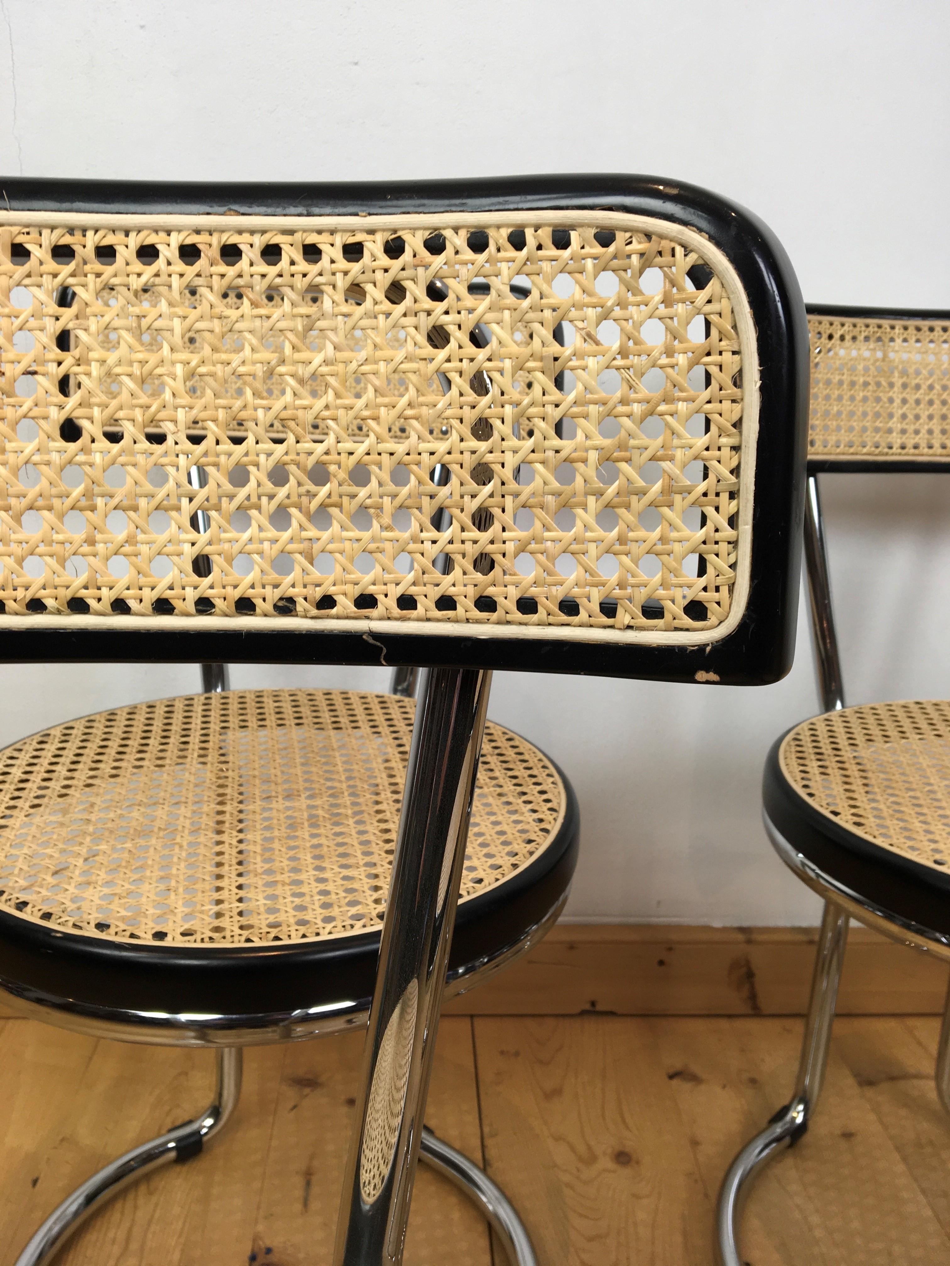 Set of 6 Marcel Breuer Style Chairs 9