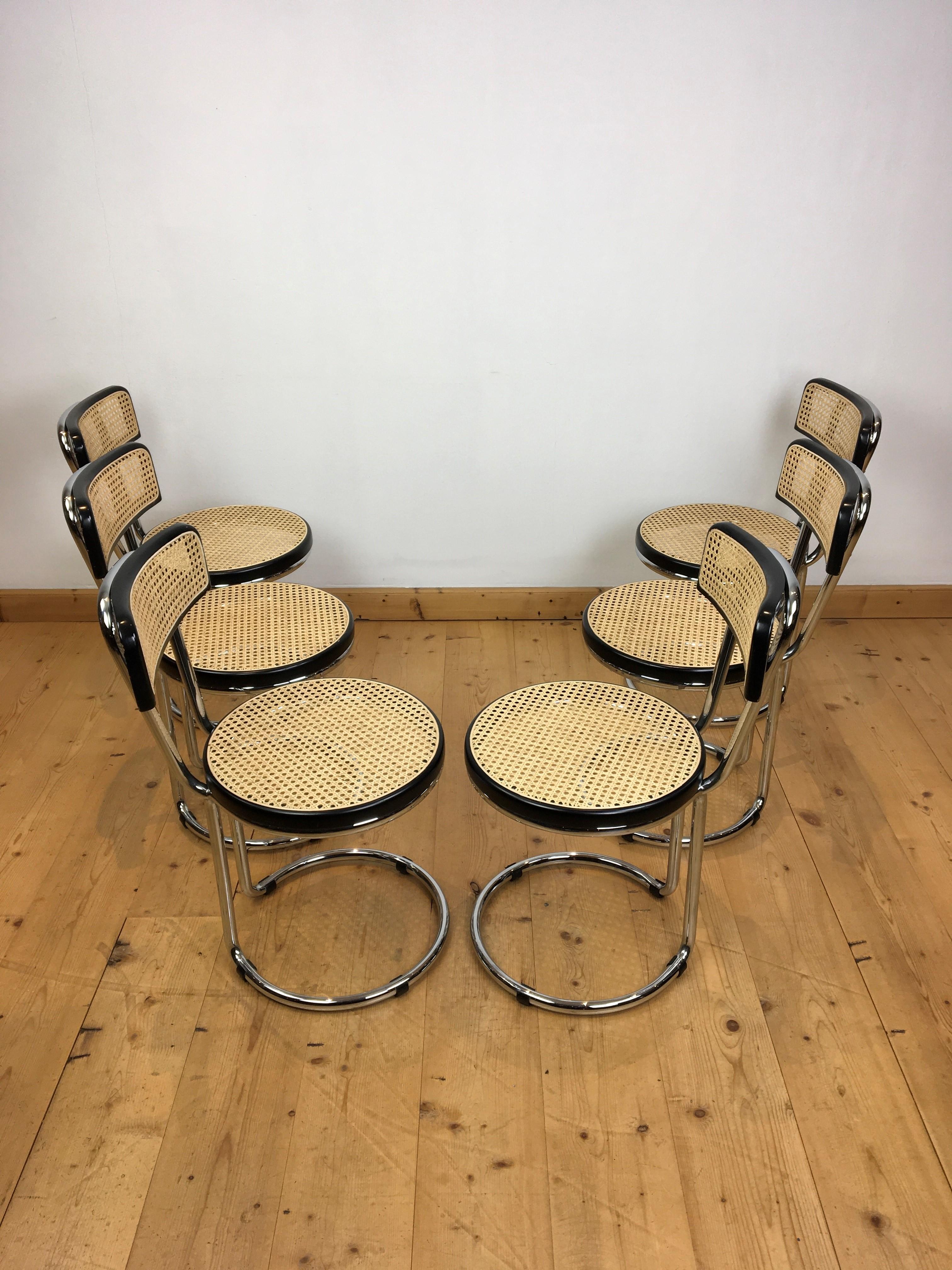 Set of 6 Marcel Breuer Style Chairs 13