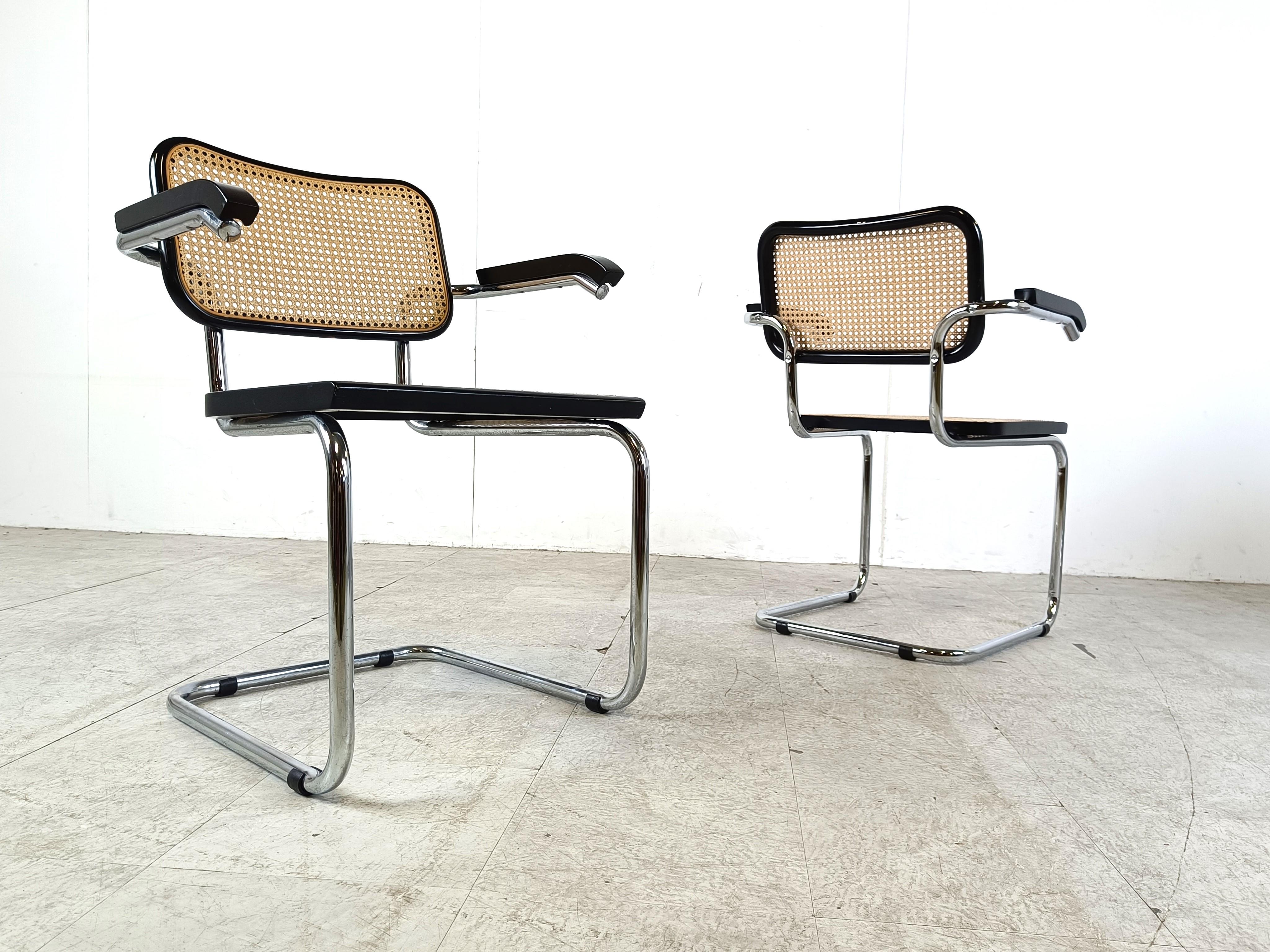 Set of 6 Marcel Breuer style dining chairs, 1970s  3