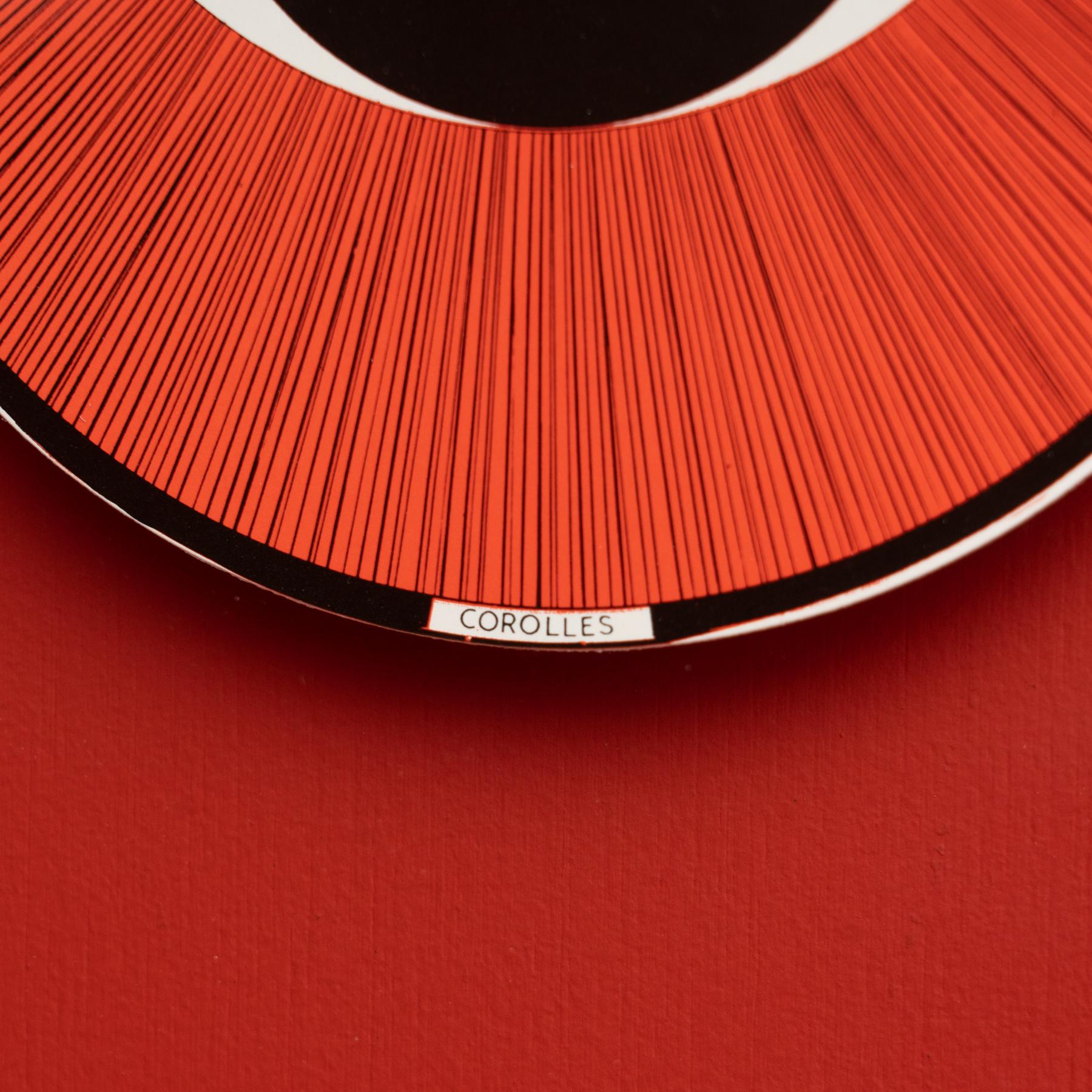 Set of 6 Marcel Duchamp Rotoreliefs Red Frmaed by Konig Series 133, 1987 For Sale 2