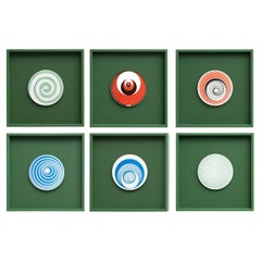 Set of 6 Marcel Duchamp Rotorelief Konig Series 133, 1987