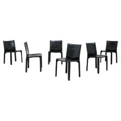 Set of 6 Mario Bellini “Cab 412” Dinning Chairs