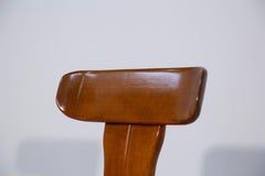 6er-Set Mario Marenco Mobil Girgi Sapporo Stühle aus Nussbaumholz