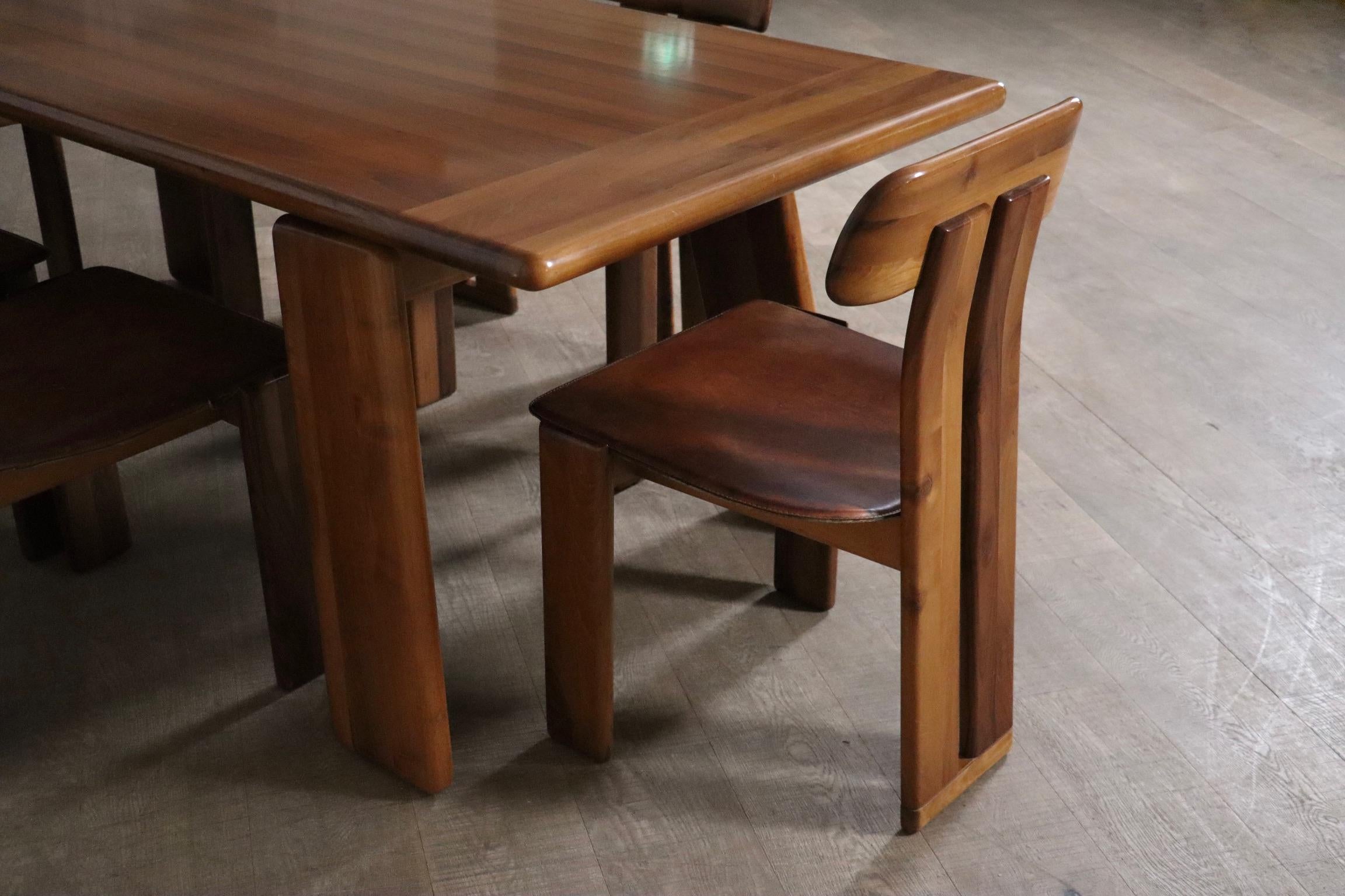 Set Of 6 Mario Marenco Sapporo Chairs For Mobil Girgi Italy 1970s 10