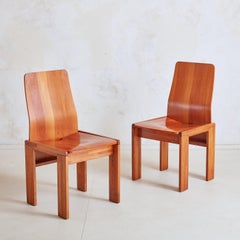Ensemble de 6 chaises de salle à manger en Wood 'Maxello' par Enzo Berti pour Piarotto Mobili, Italie