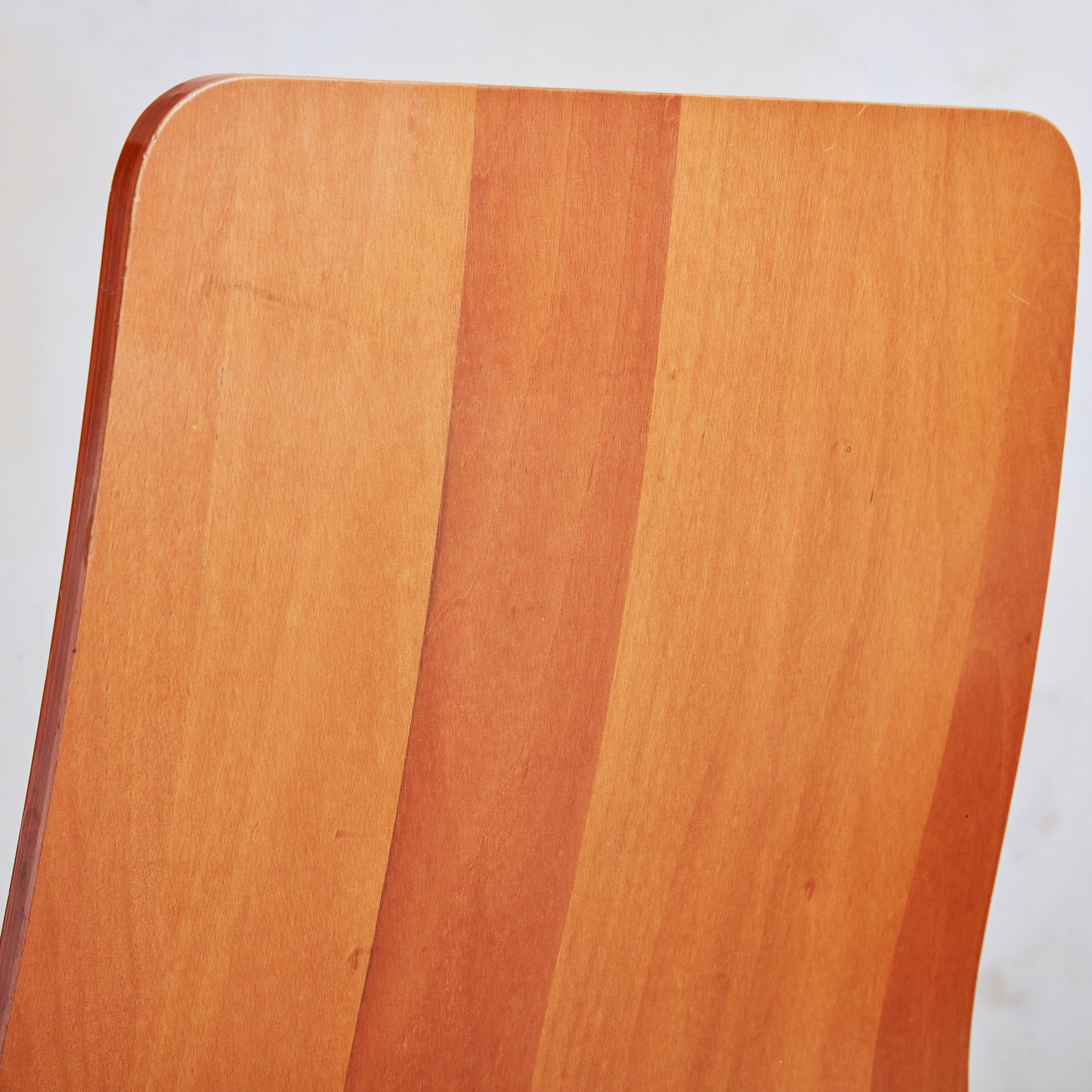 6 Esstischstühle 'Maxello' aus Holz von Enzo Berti für Piarotto Mobili, Italien (Ende des 20. Jahrhunderts) im Angebot