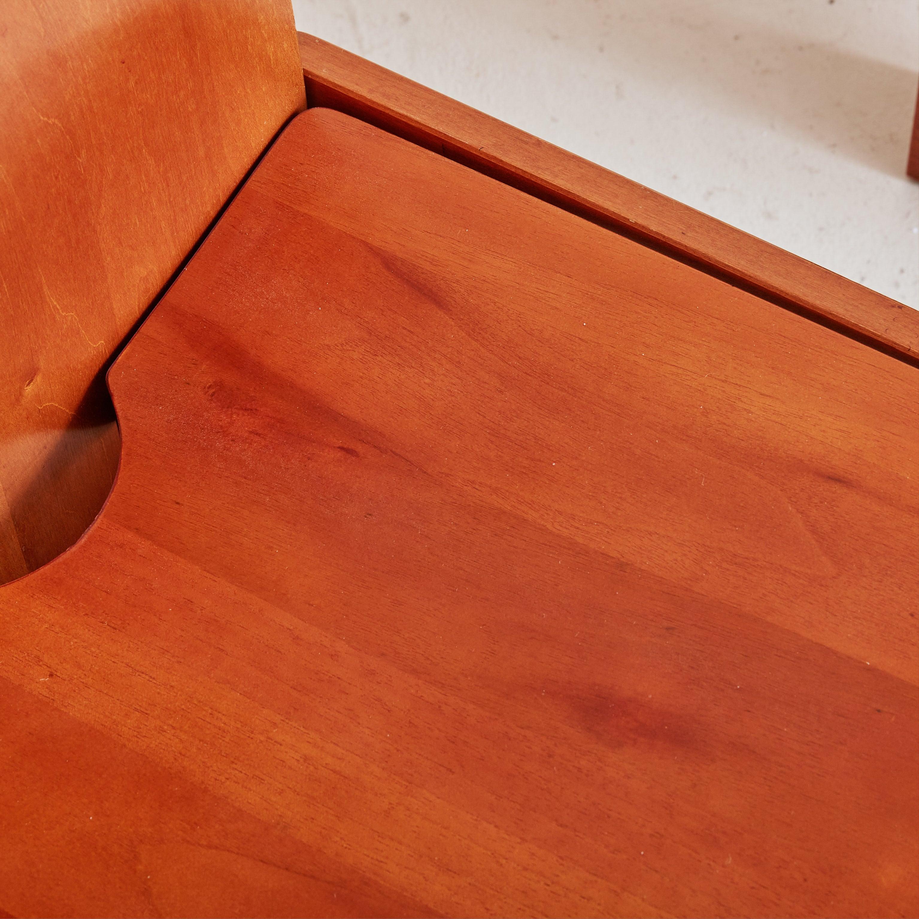 6 Esstischstühle 'Maxello' aus Holz von Enzo Berti für Piarotto Mobili, Italien im Angebot 1