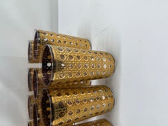 Set de 6 MCM Culver Ltd. "A.I.C.C. Verres Highball C. 1960