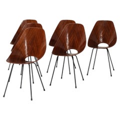 Set of 6 Medea Chairs by Vittorio Nobili, Italy, 1955