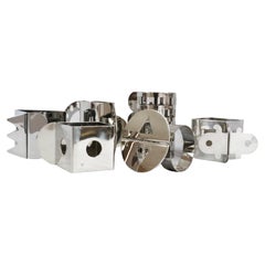 6er-Set Memphis Milano Serviettenringe von Nathalie du Pasquier und Ajumi Han