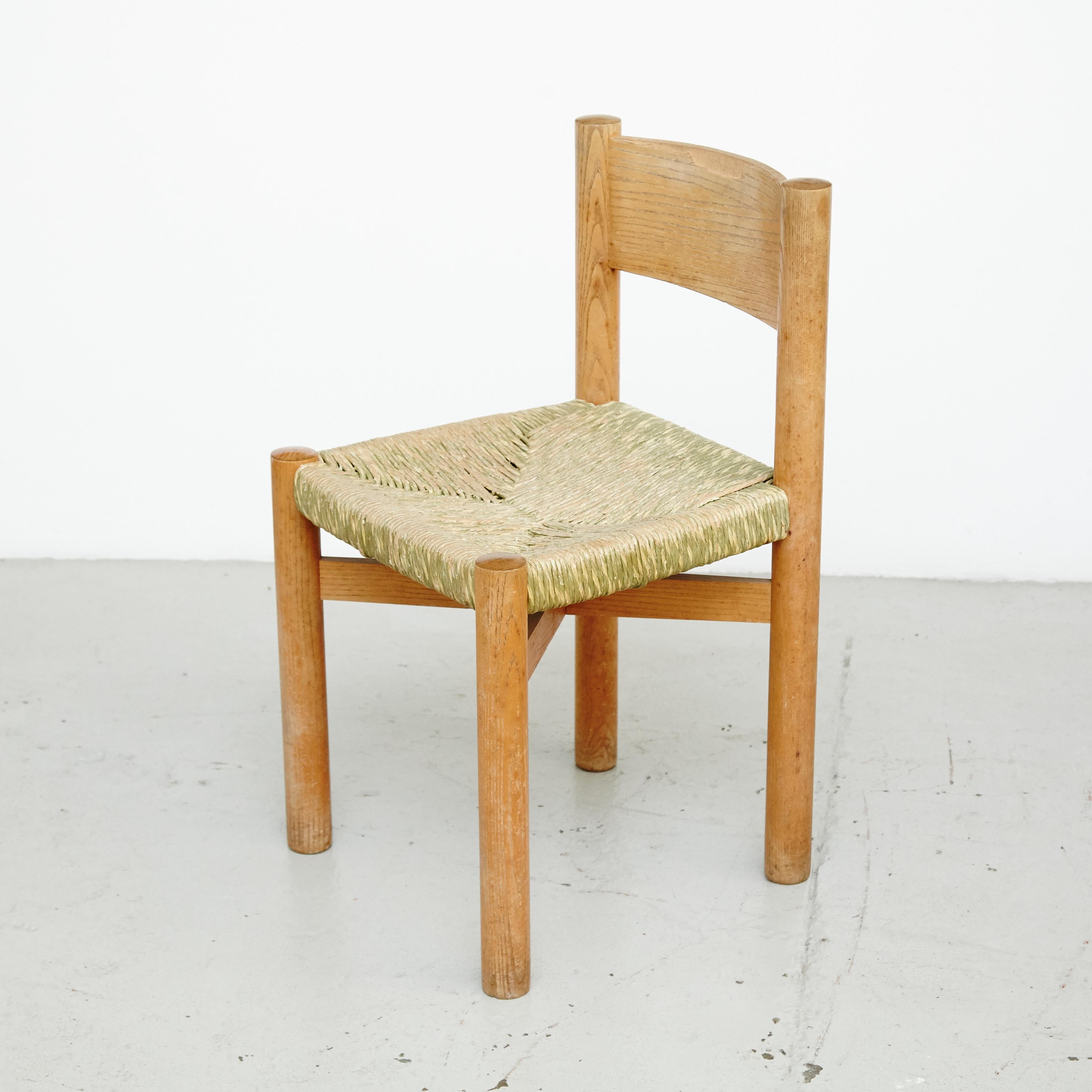 Set of 6 Meribel Chairs by Charlotte Perriand, circa 1950 6