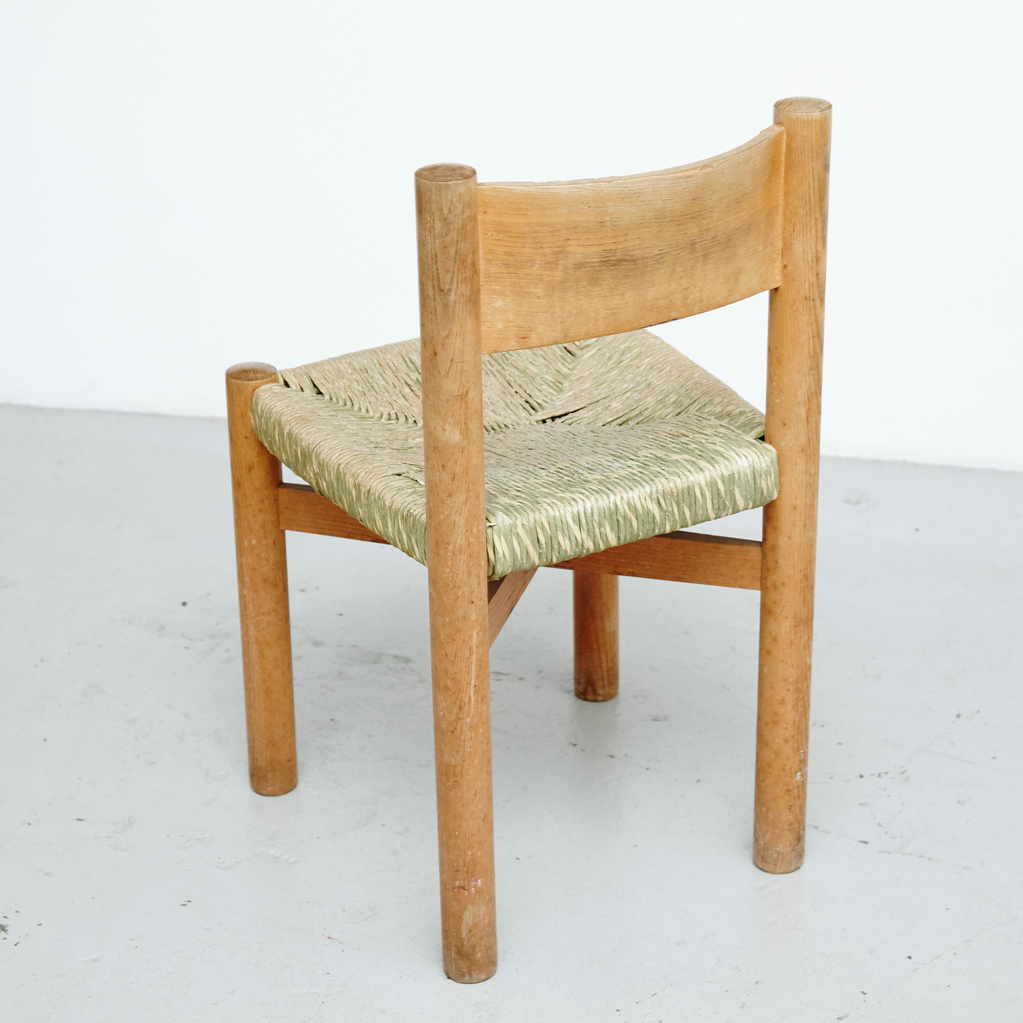 Set of 6 Meribel Chairs by Charlotte Perriand, circa 1950 9