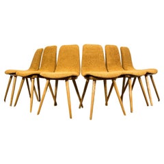 Set Of 6, Mic-Century Dining Chairs From Zakłady Mebli Giętych, Europe 1960s