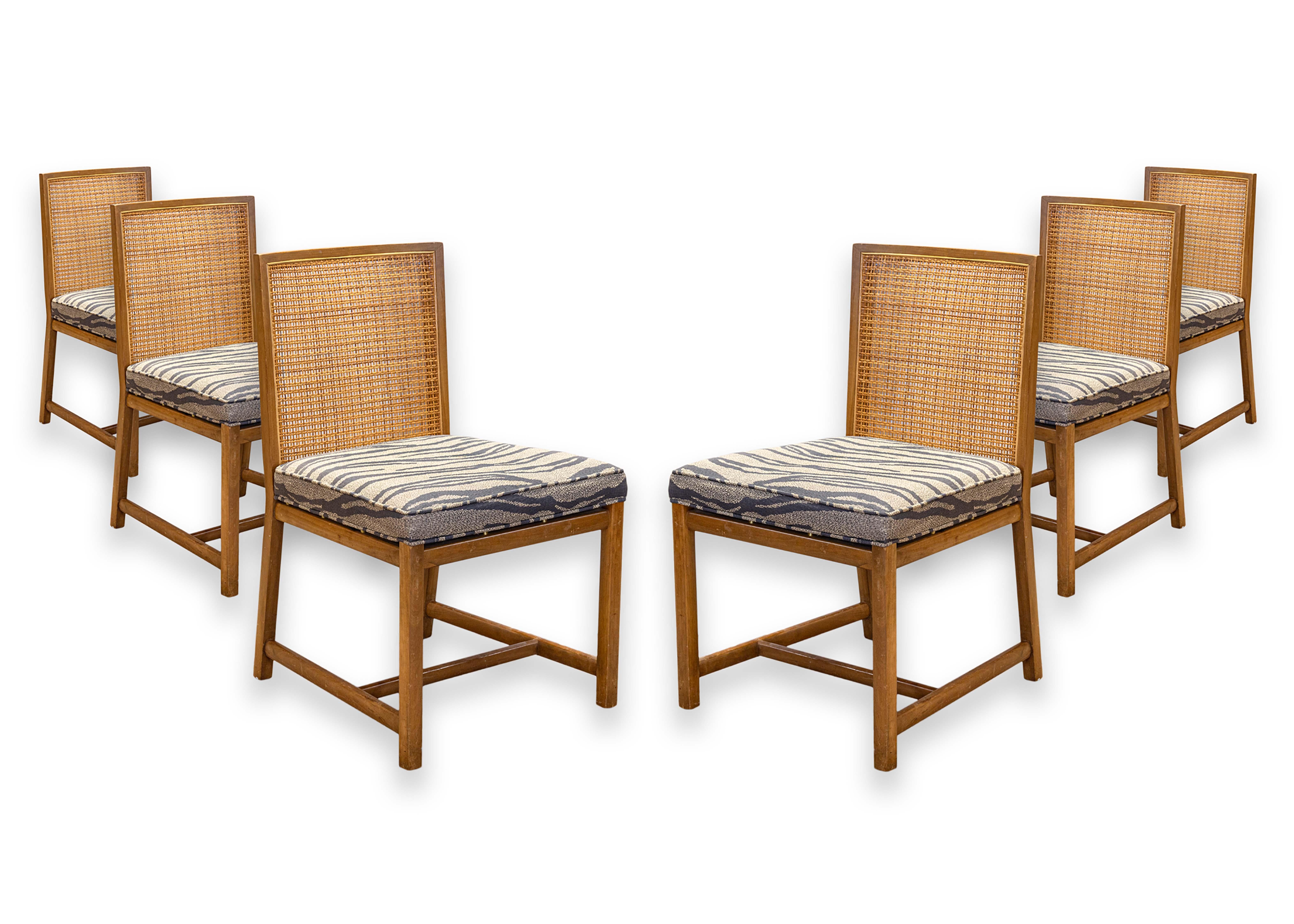 Ensemble de 6 chaises à manger de la collection New World de Michael Taylor pour Baker Furniture en vente 5