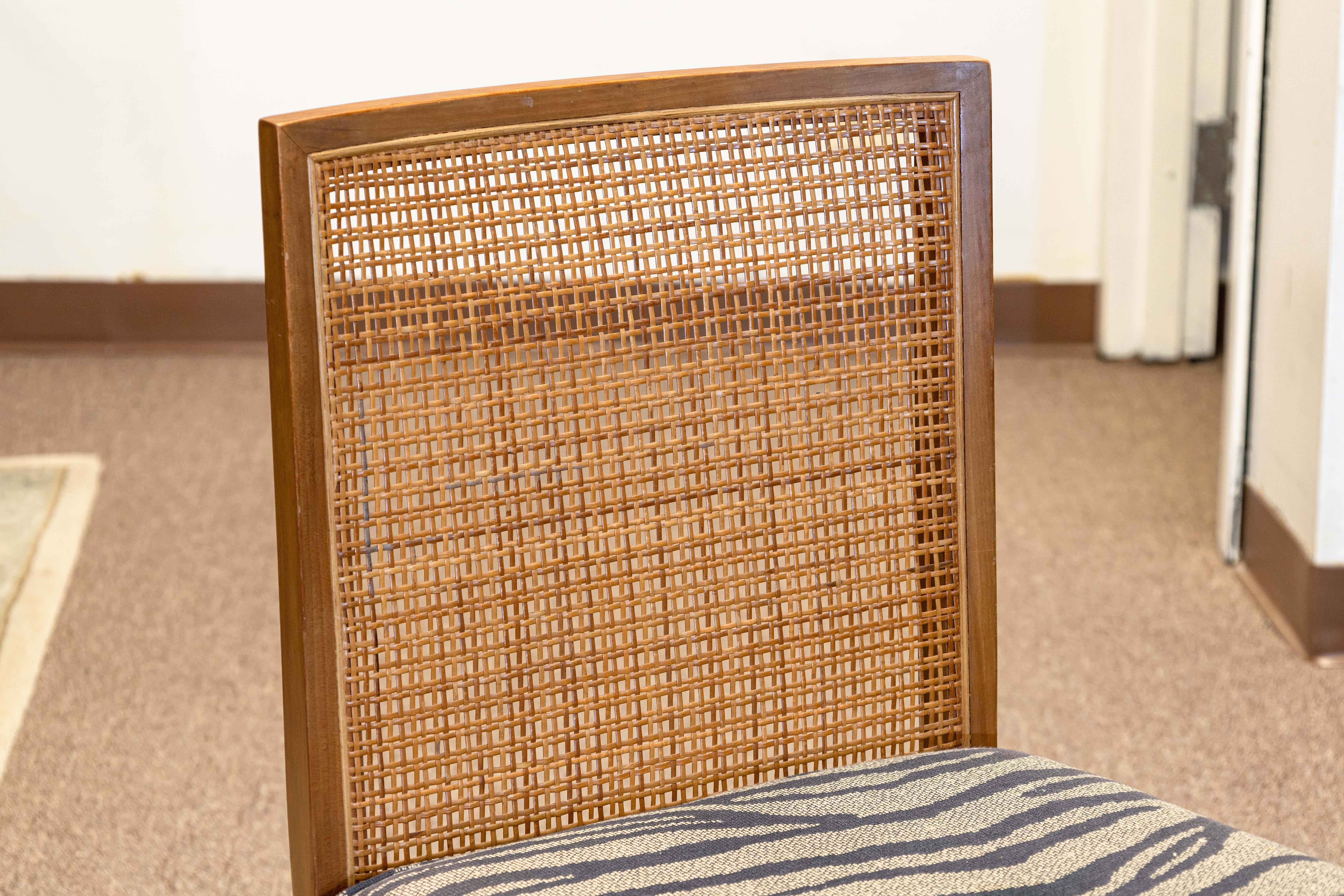 Mid-Century Modern Ensemble de 6 chaises à manger de la collection New World de Michael Taylor pour Baker Furniture en vente