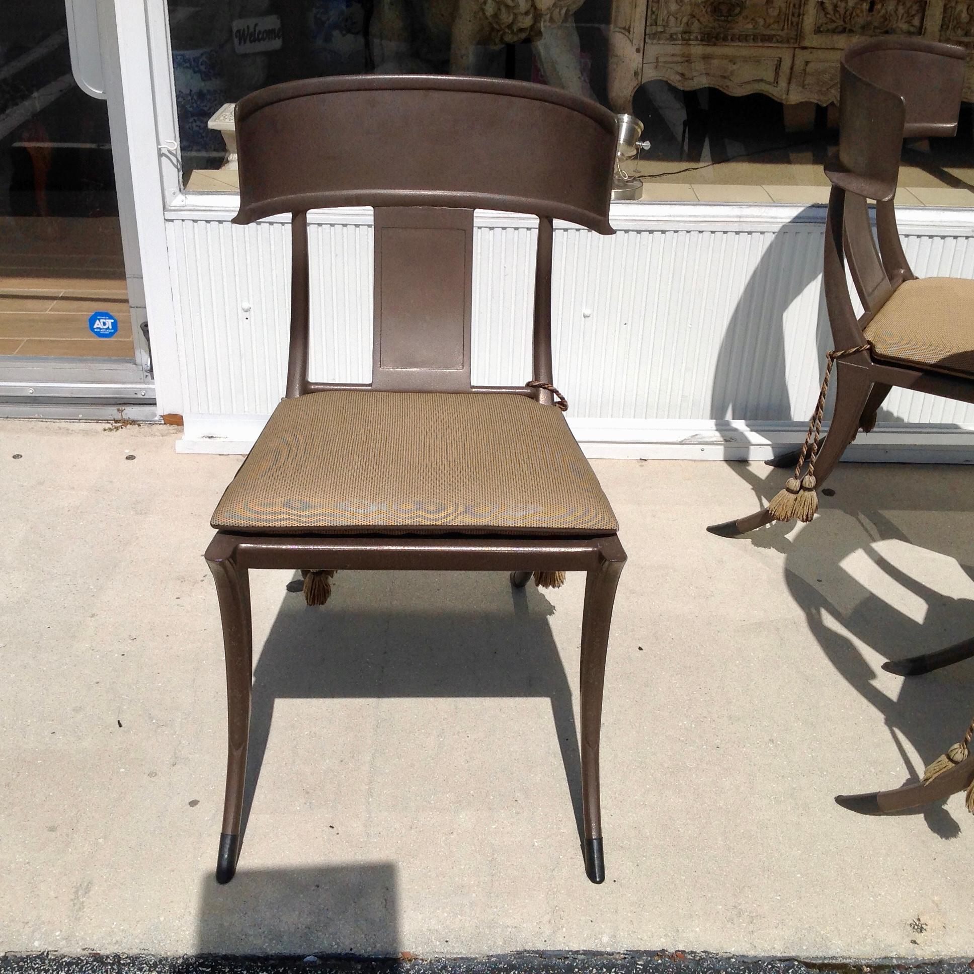 Set of 6 Michael Taylor Klismos Chairs at 1stDibs michael taylor chairs