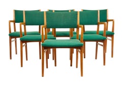 Set di 6 poltrone scandinave della metà del XX secolo